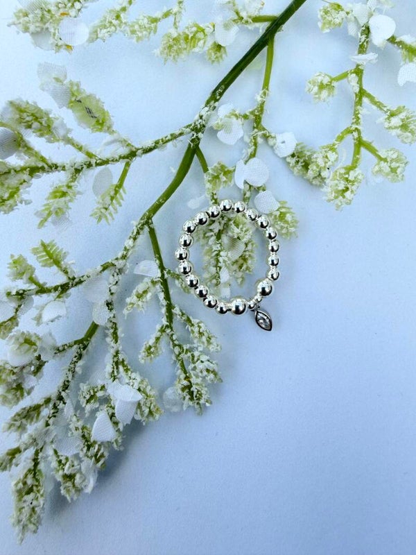 Crystal Teardrop Ring