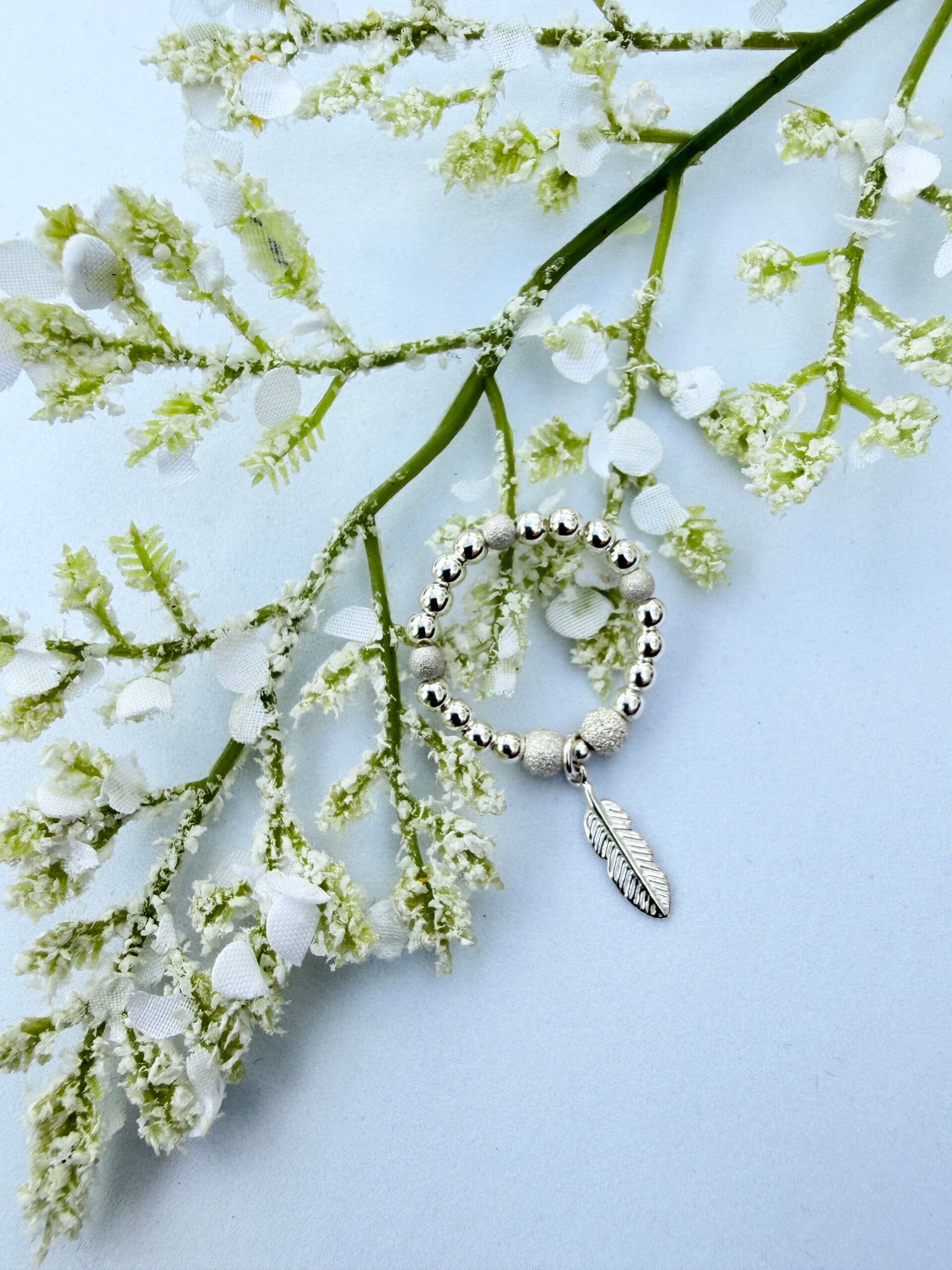 Feather Charm Ring