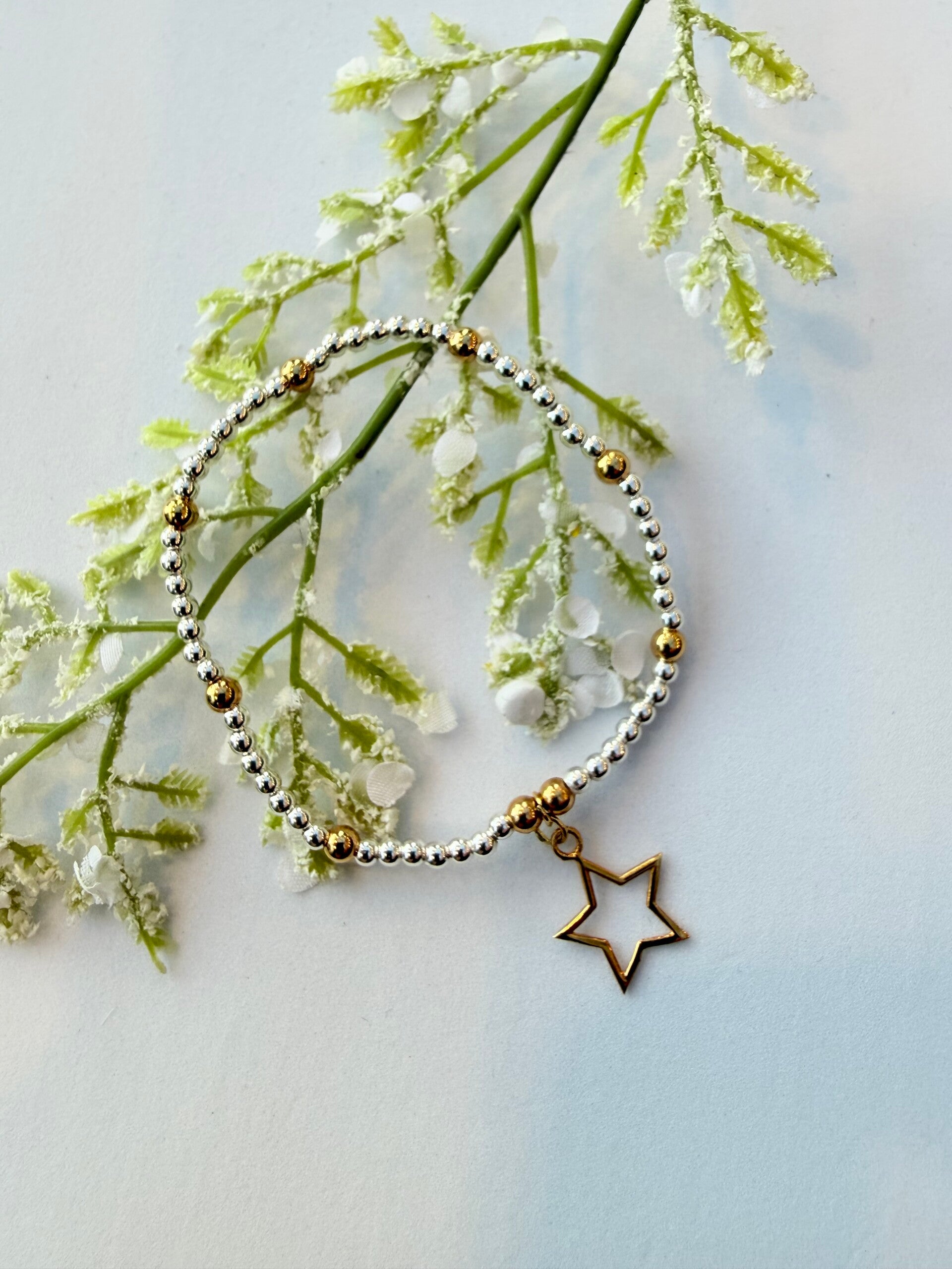 Gold Vermeil Star Bracelet