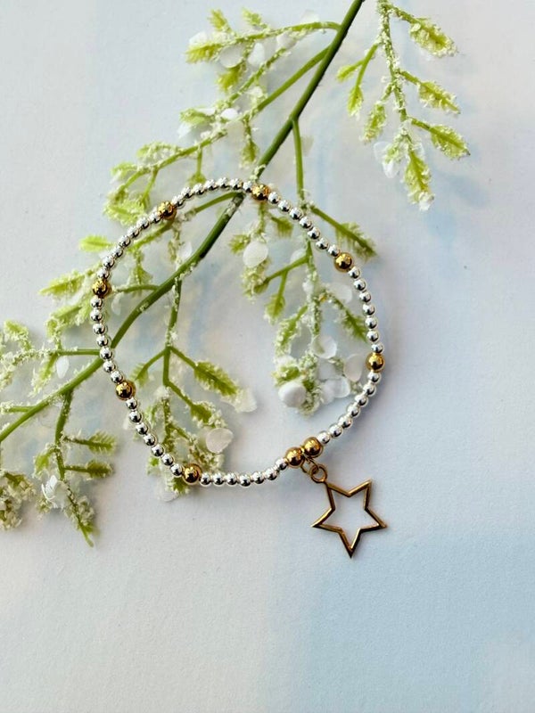 Gold Vermeil Star Bracelet