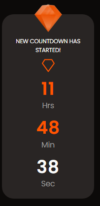 daily gems countdown