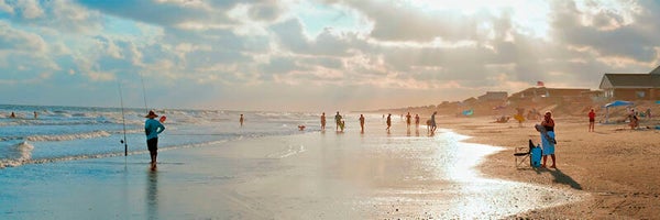 Golden Hour on the Beach Limited Edition Panorama