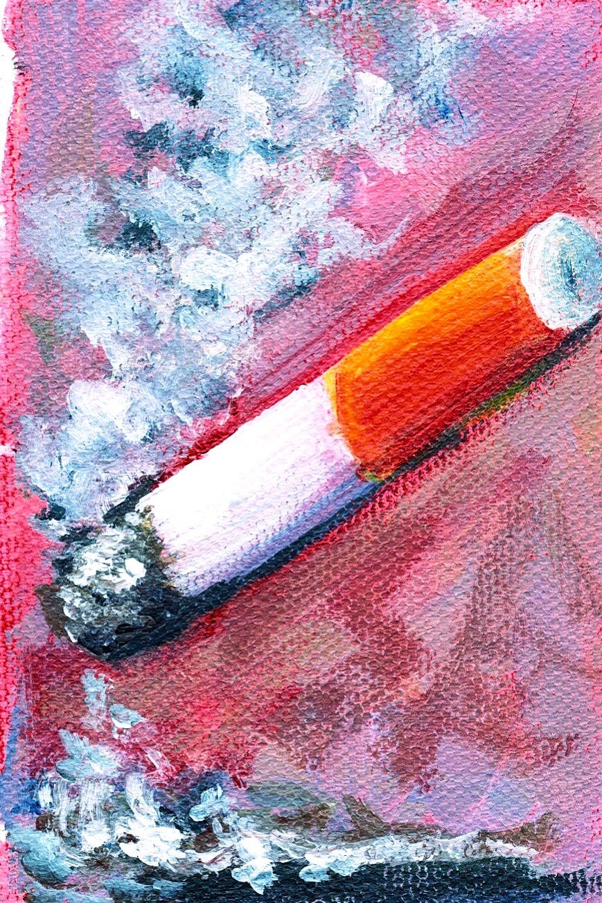 One More Cigarette, Original Painting