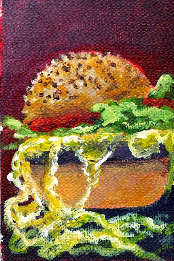 Cheezy Treat, Original Painting
