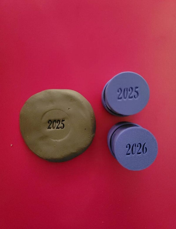 Custom Year Stamp w/ Protective Cap