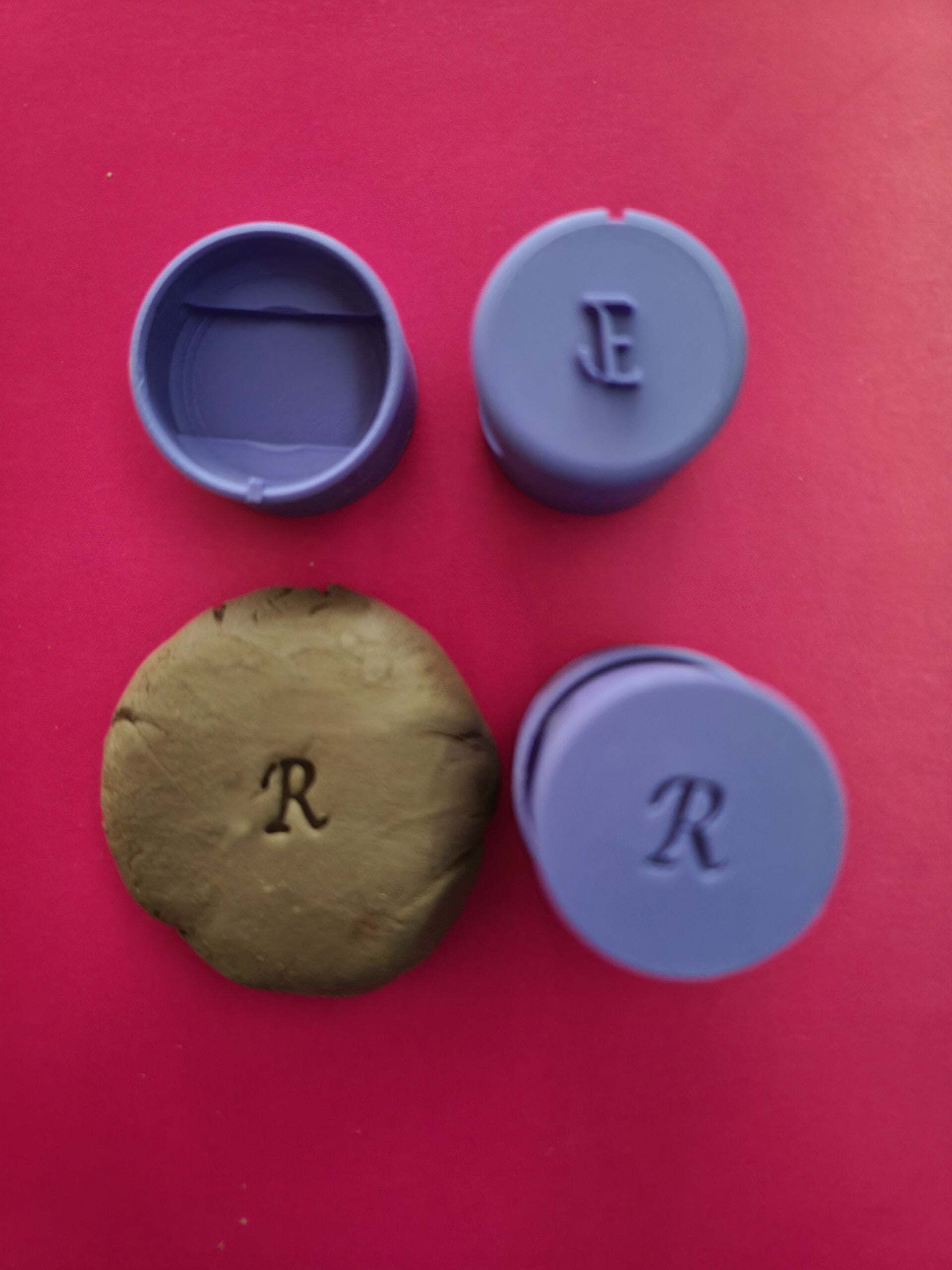 Custom Initial Stamp w/ Protective Cap