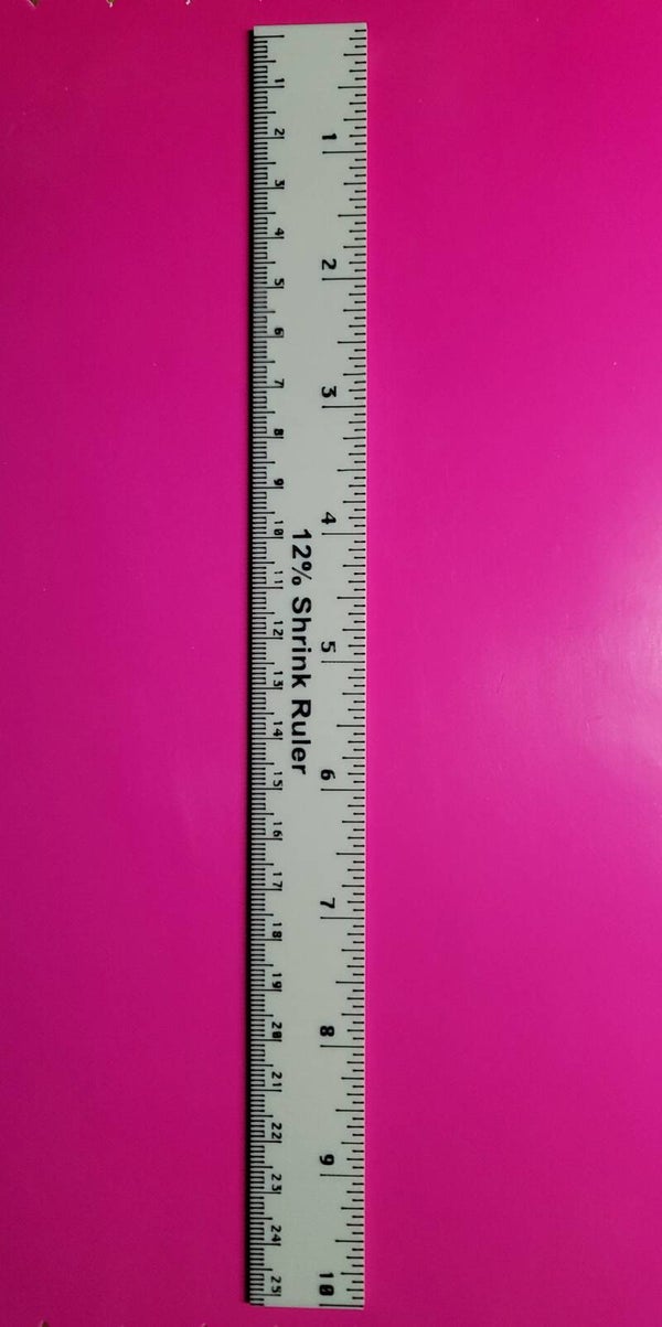 Shrinkage Ruler 12%
