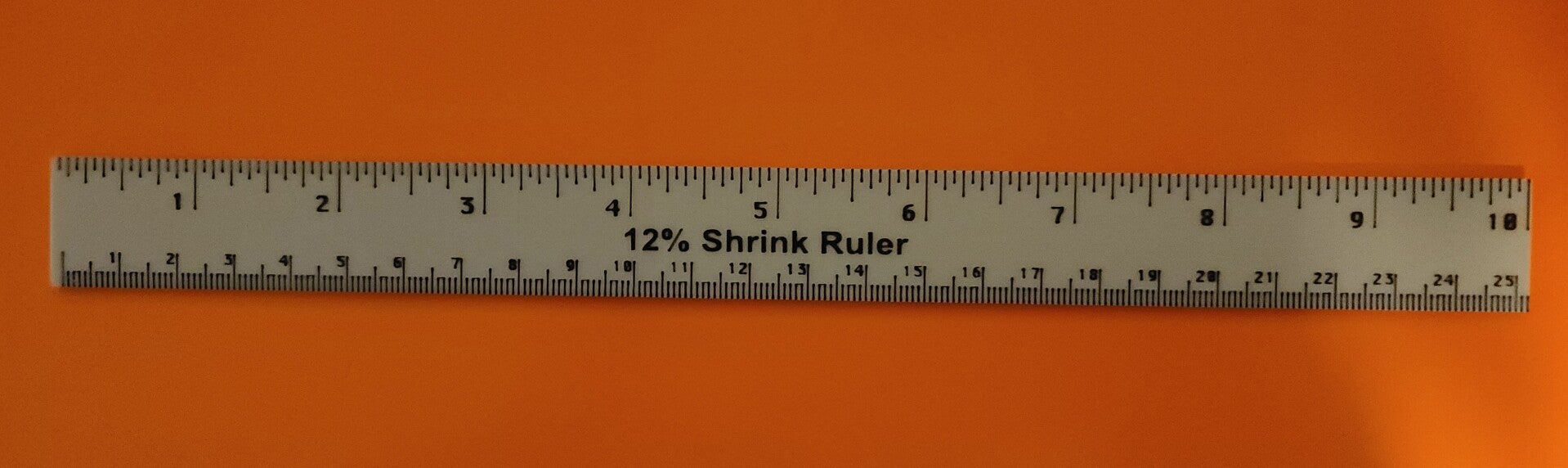 Shrinkage Ruler 12%