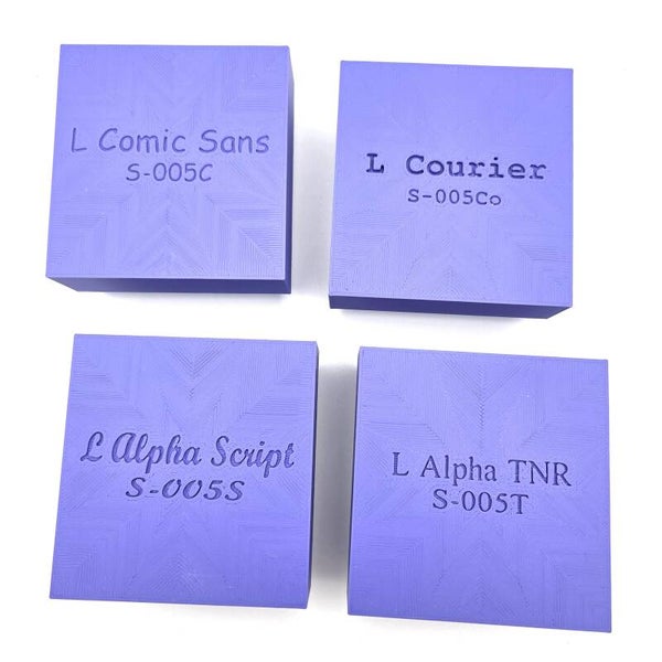 Complete Lower Alphabet Stamps with Protective Case