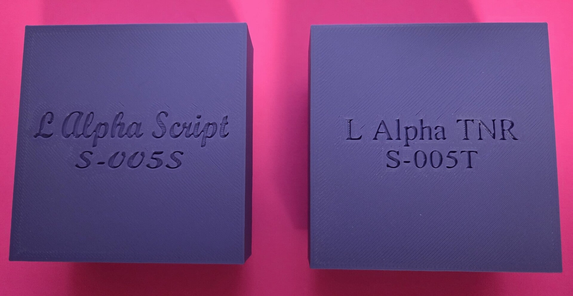 Complete Lower Alphabet Stamps with Protective Case