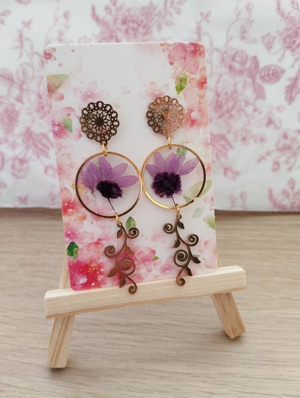 Boucles d'oreilles éclat scintillant