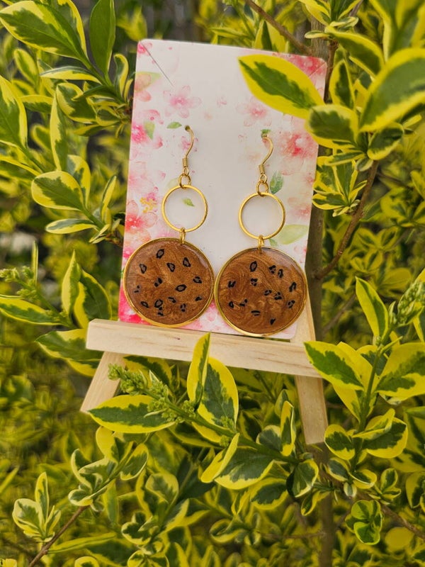 Boucles d'oreilles léopard