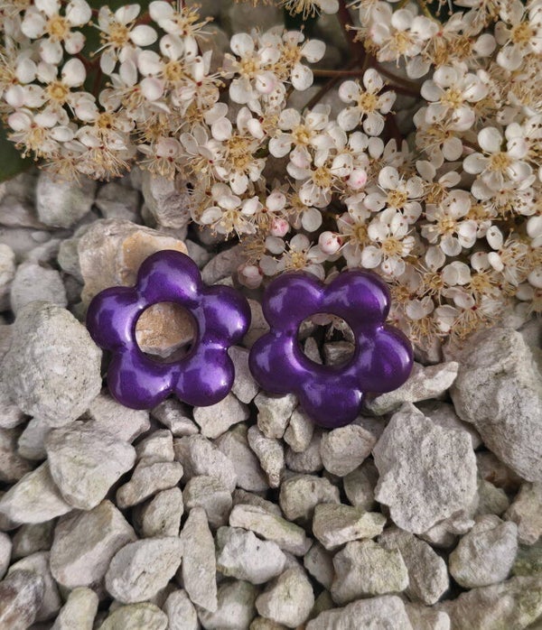 Pampille interchangeable violette