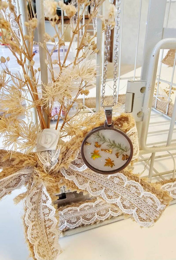 Collier rond automne 2
