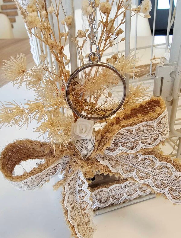Collier feuille d'or