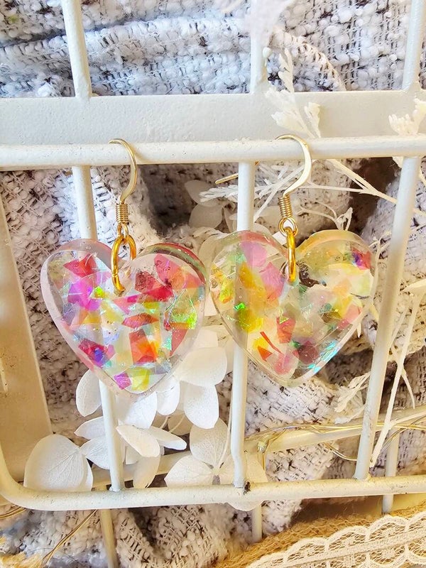 Boucles coeurs discos