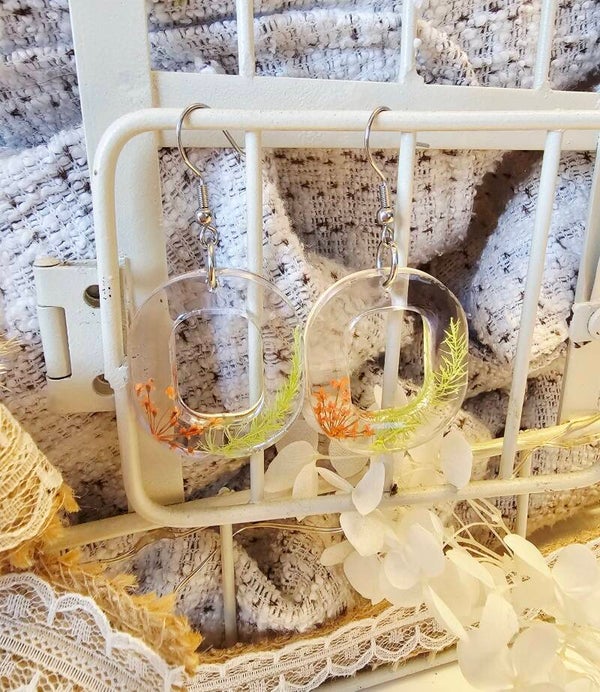 Boucles rondes feuillages