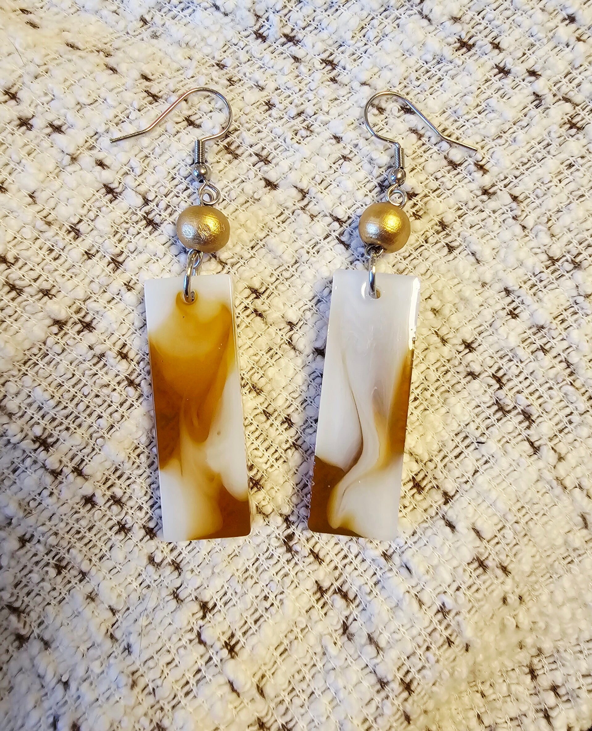 Boucles résines marron