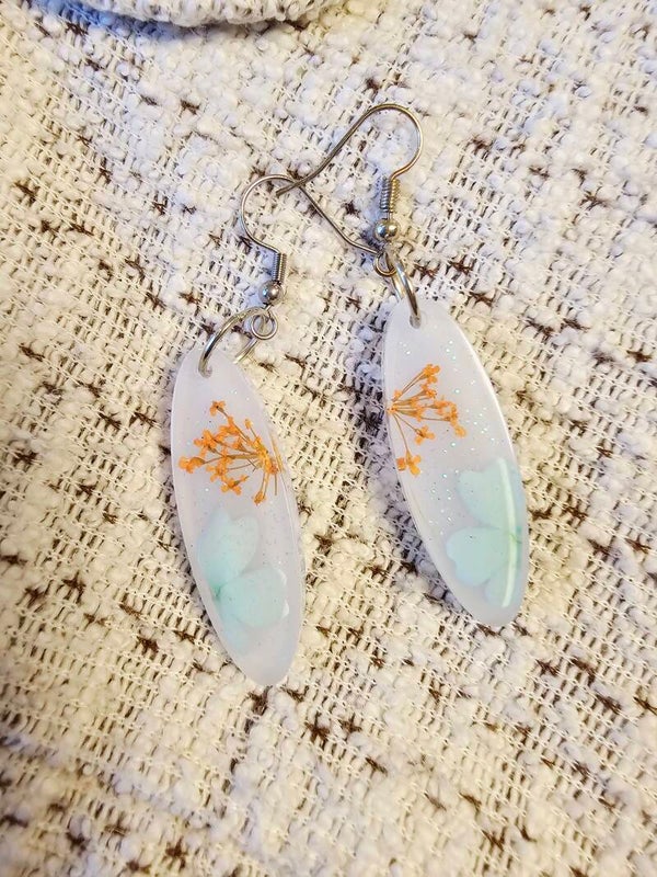 Boucles losanges fleurs