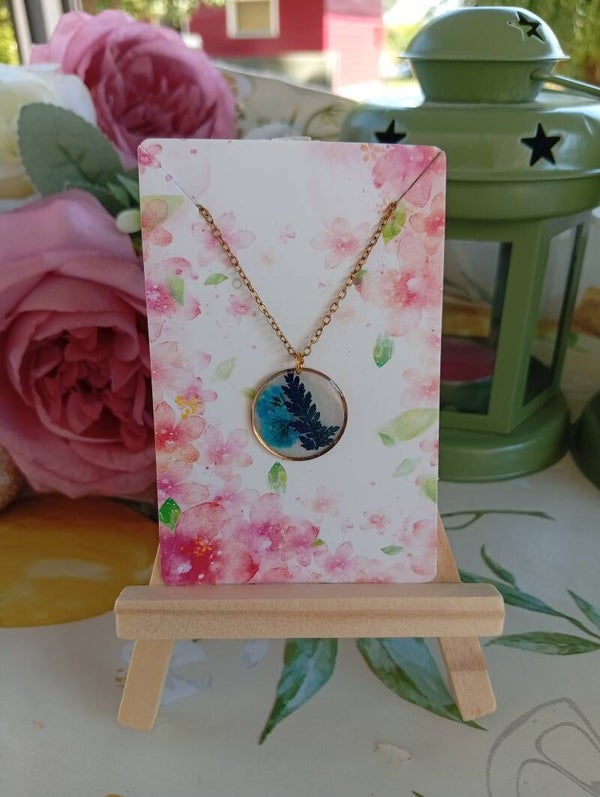 Collier bleu lagon