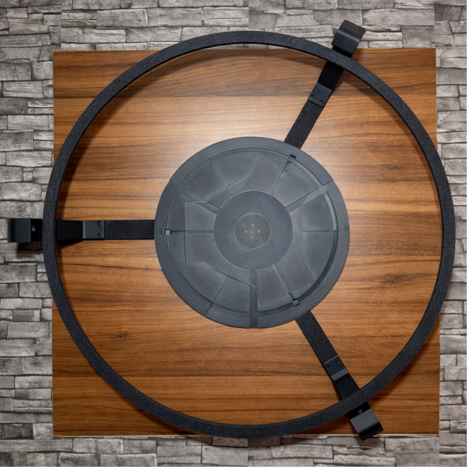 Kamerahalter-System für Dartboard mit Grundplatte & Lichtring – kompatibel mit AutoDarts