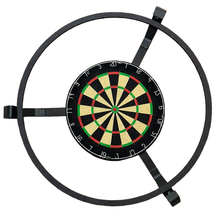 Kamerahalter-System für Dartboard mit Grundplatte & Lichtring – kompatibel mit AutoDarts