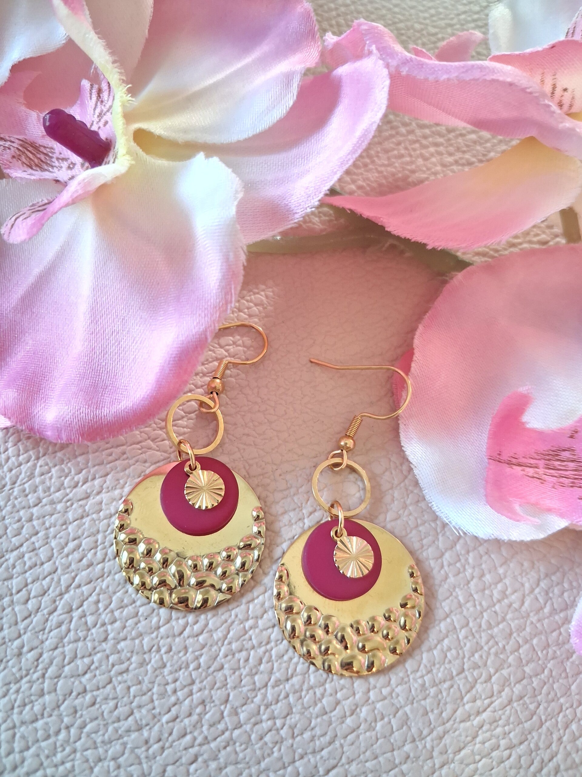 Boucles d’oreilles symétriques - ACIER