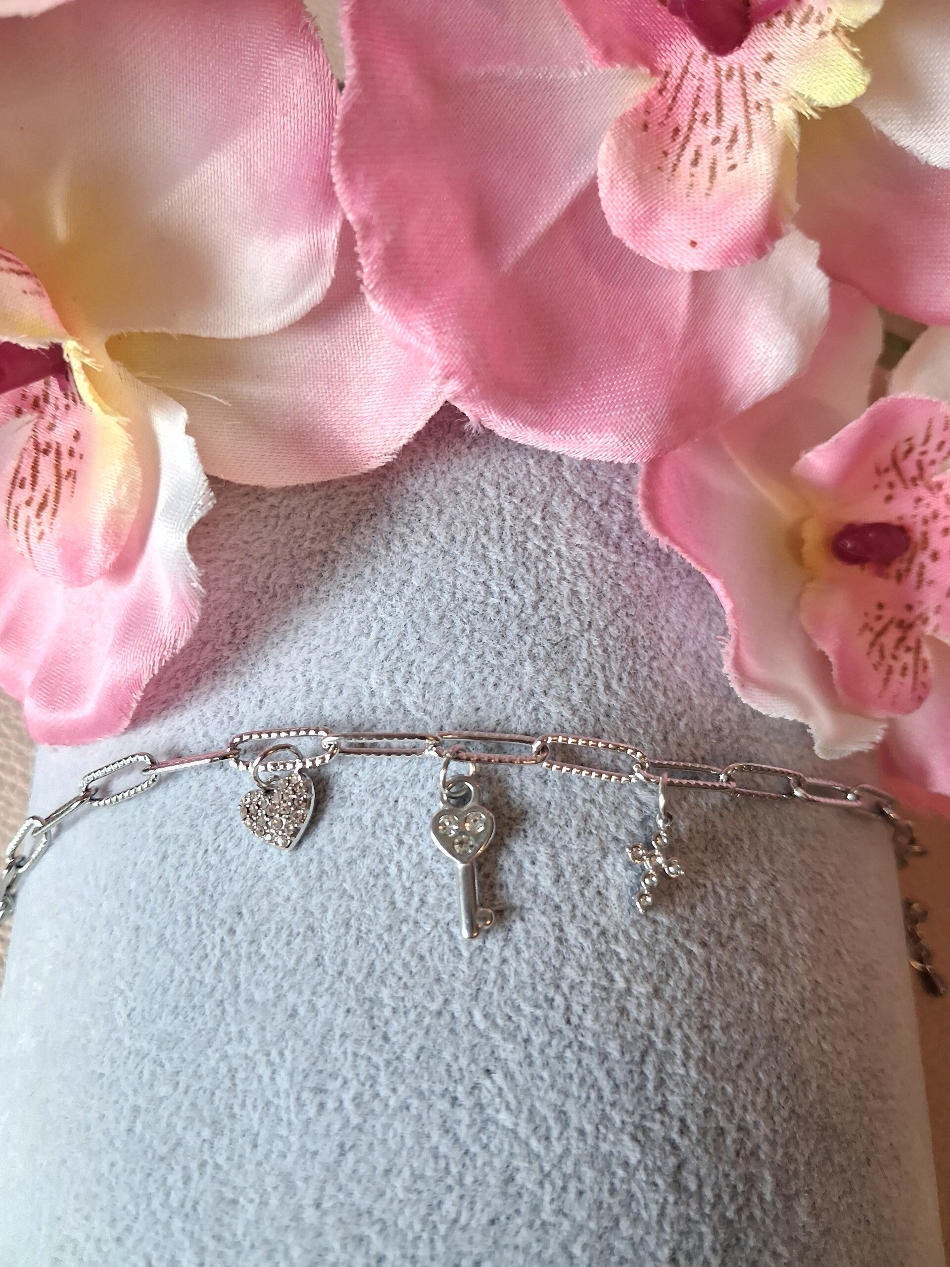 Bracelet Breloques ACIER