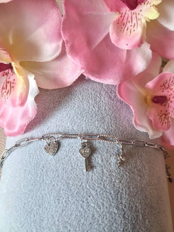 Bracelet Breloques ACIER