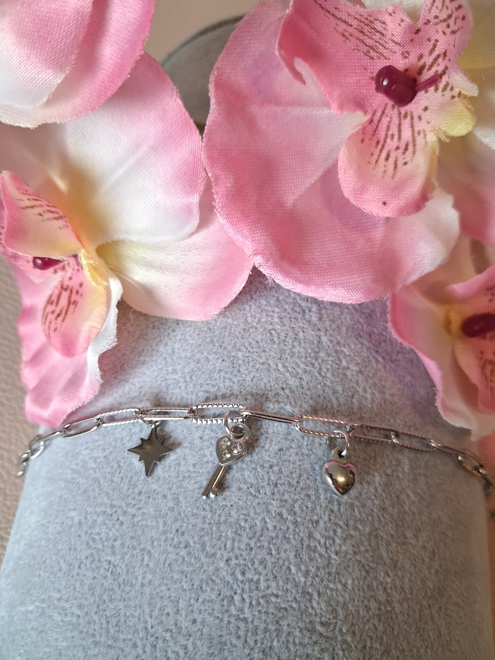 Bracelet Breloques ACIER