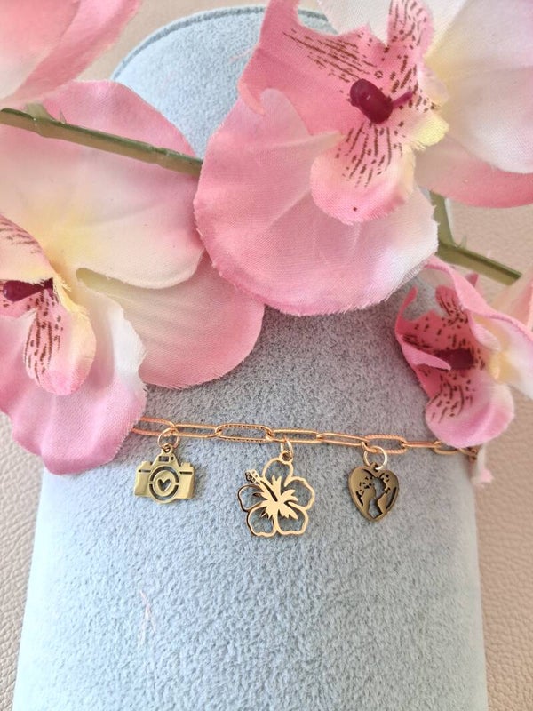Bracelet Breloques ACIER