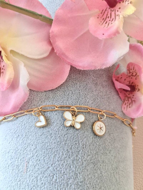 Bracelet Breloques ACIER