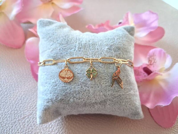 Bracelet Breloques ACIER