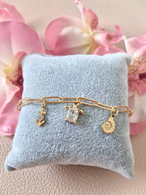 Bracelet Breloques ACIER