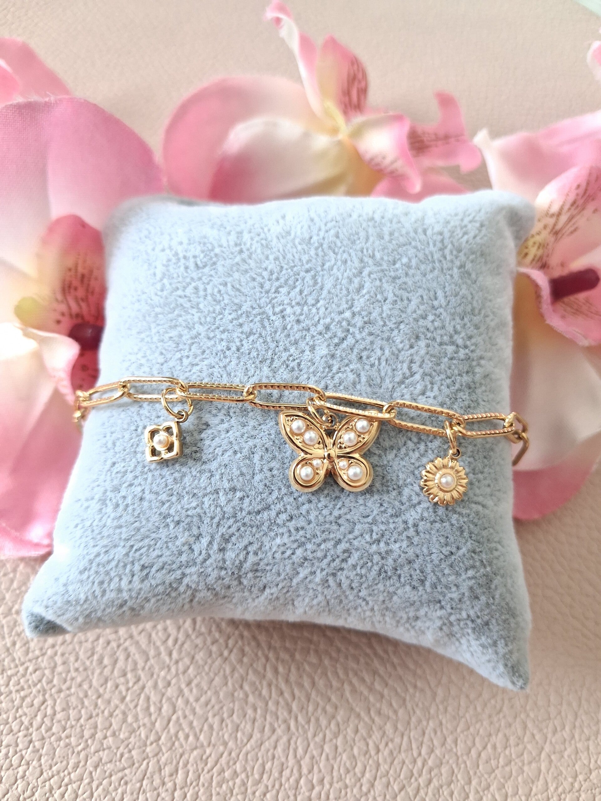 Bracelet Breloques ACIER