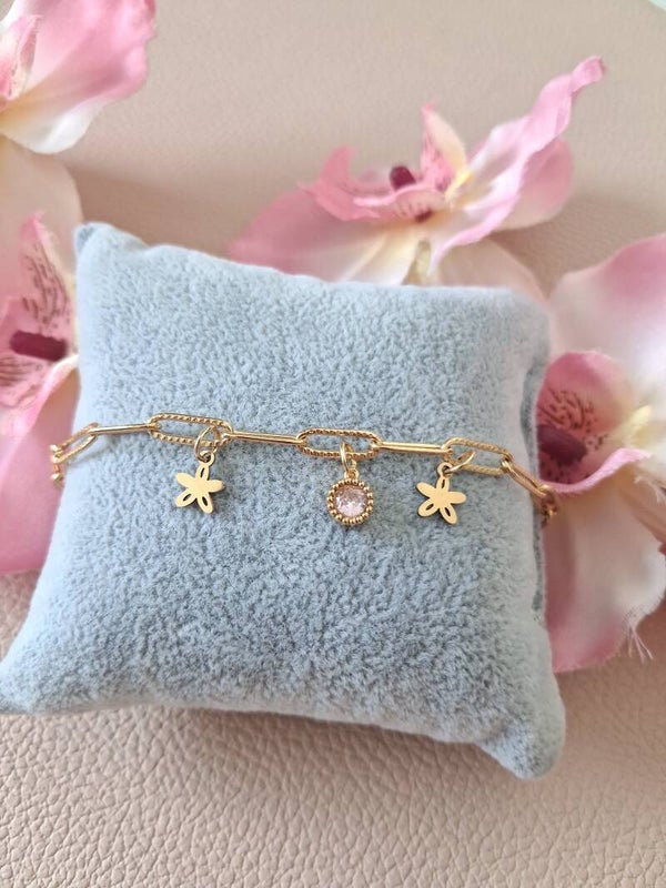 Bracelet Breloques ACIER