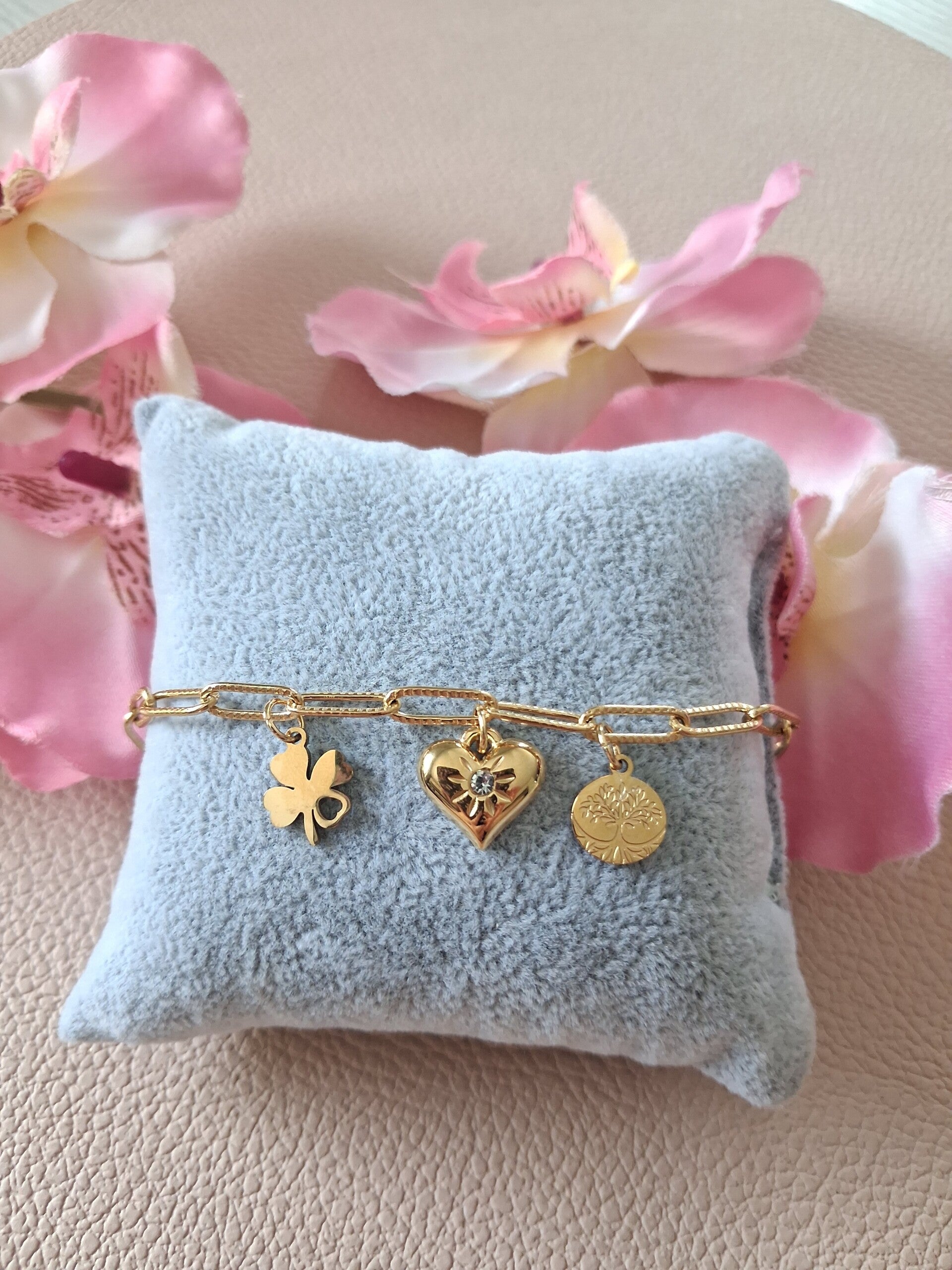 Bracelet Breloques ACIER