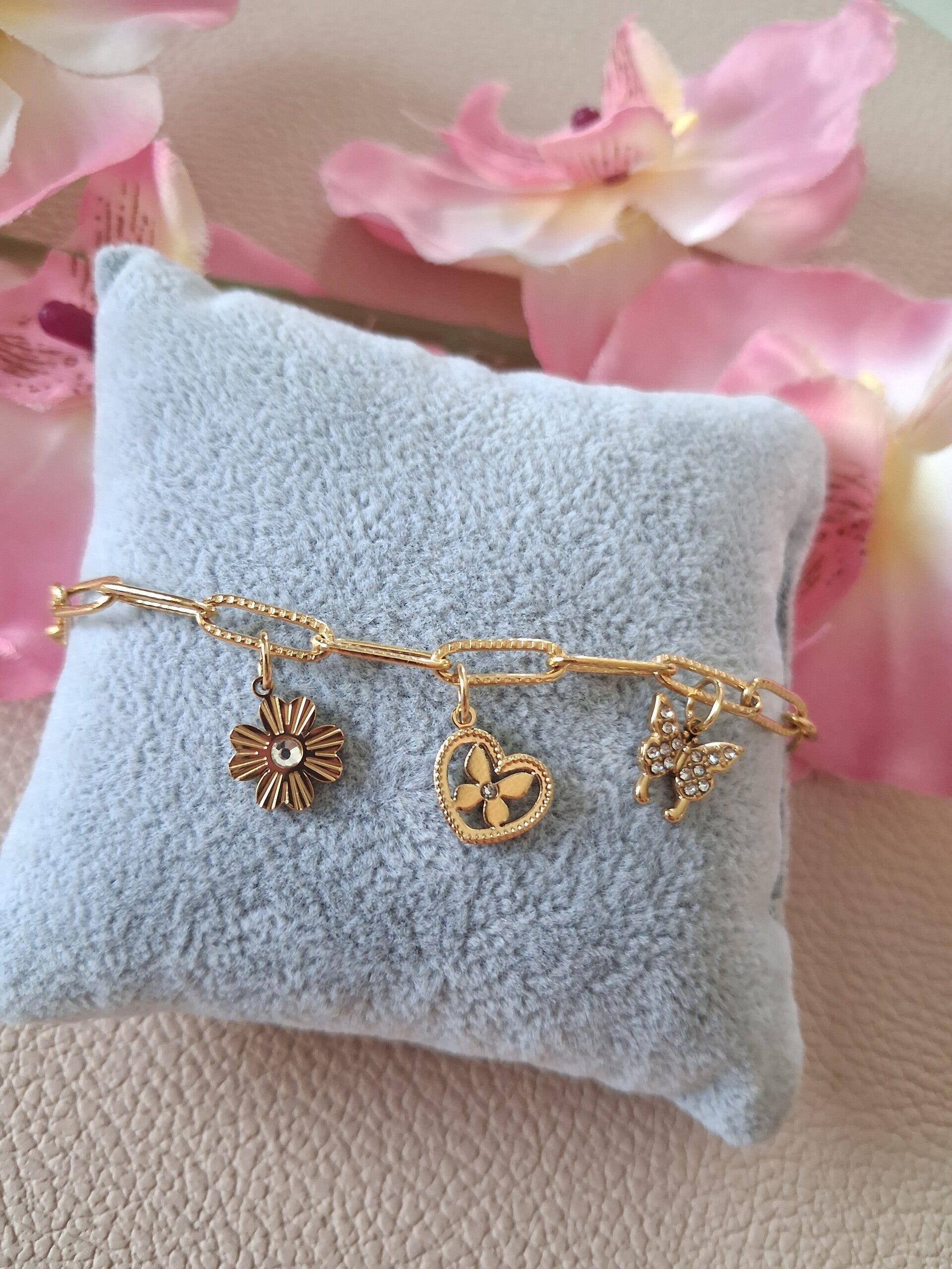 Bracelet Breloques ACIER