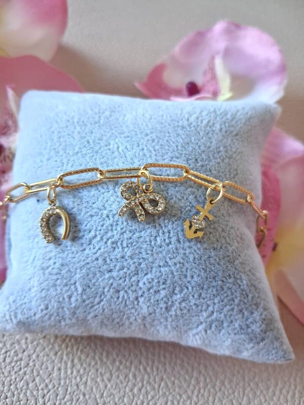 Bracelet Breloques ACIER