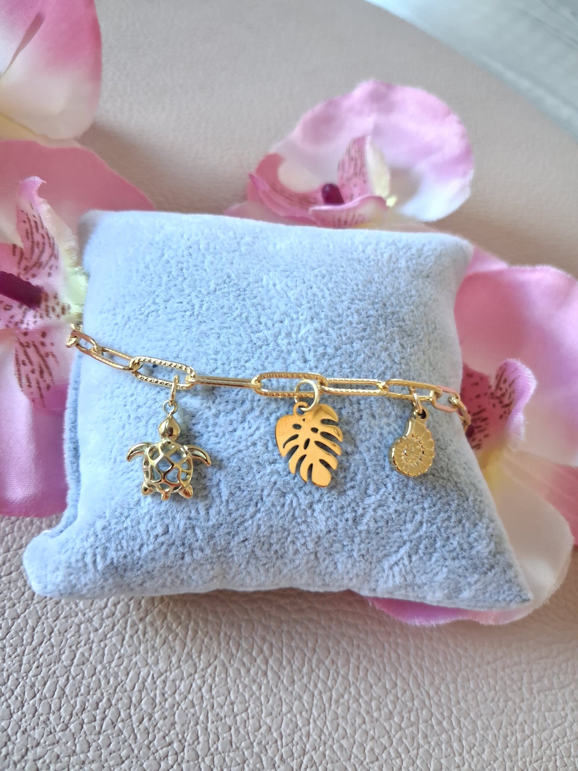 Bracelet Breloques ACIER
