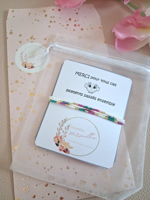 Cadeau de fin d'année - Bracelet triple ajustable
