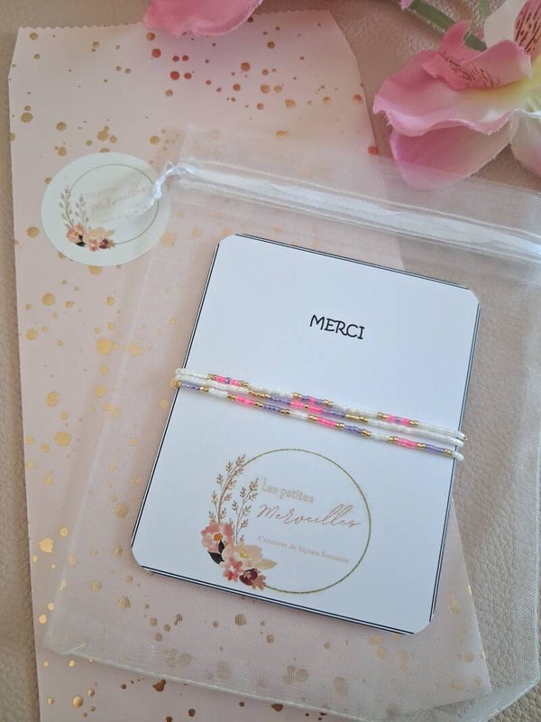 Cadeau de fin d'année - Bracelet triple ajustable