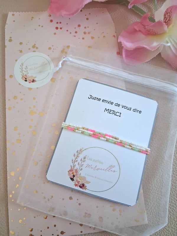 Cadeau de fin d'année - Bracelet triple ajustable
