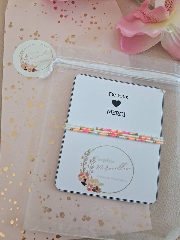 Cadeau de fin d'année - Bracelet triple ajustable