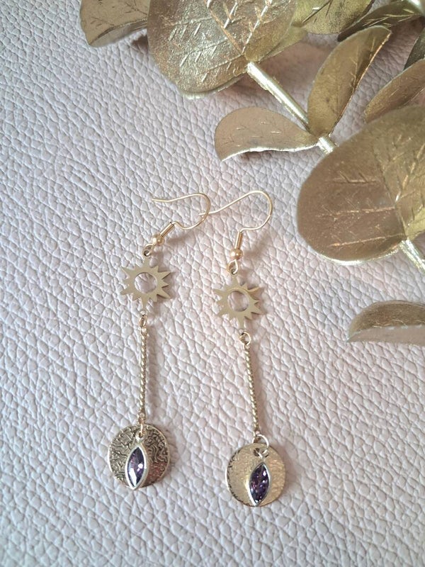 Boucles d’oreilles symétriques
