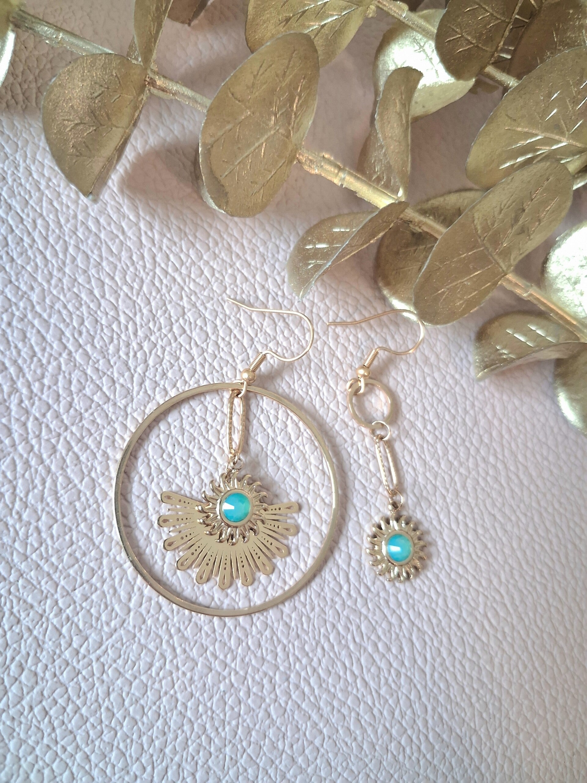 Boucles d’oreilles asymétriques ACIER