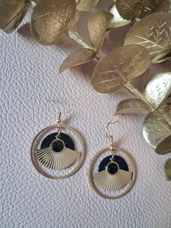Boucles d’oreilles symétriques Acier