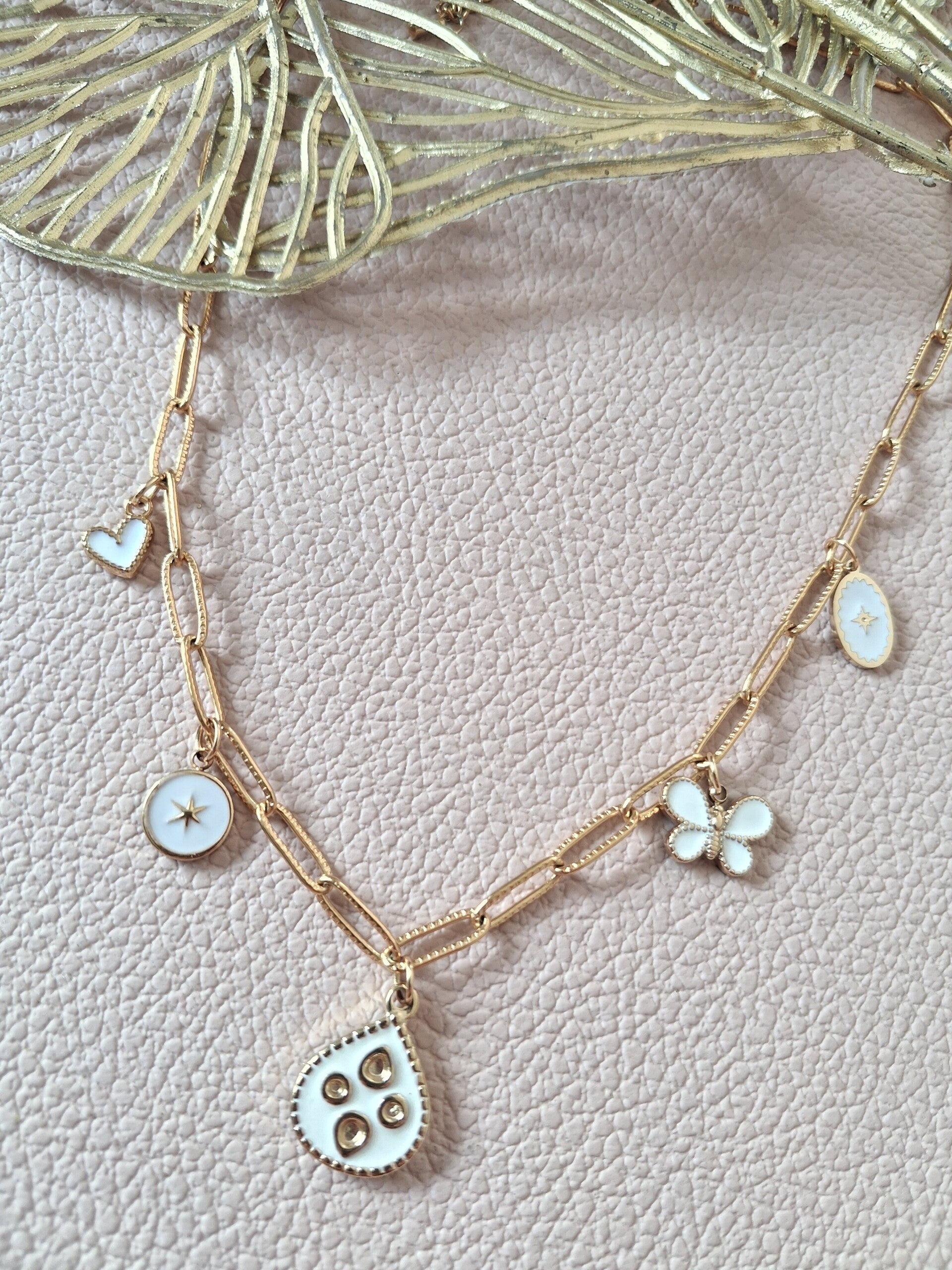 Collier Breloques ACIER
