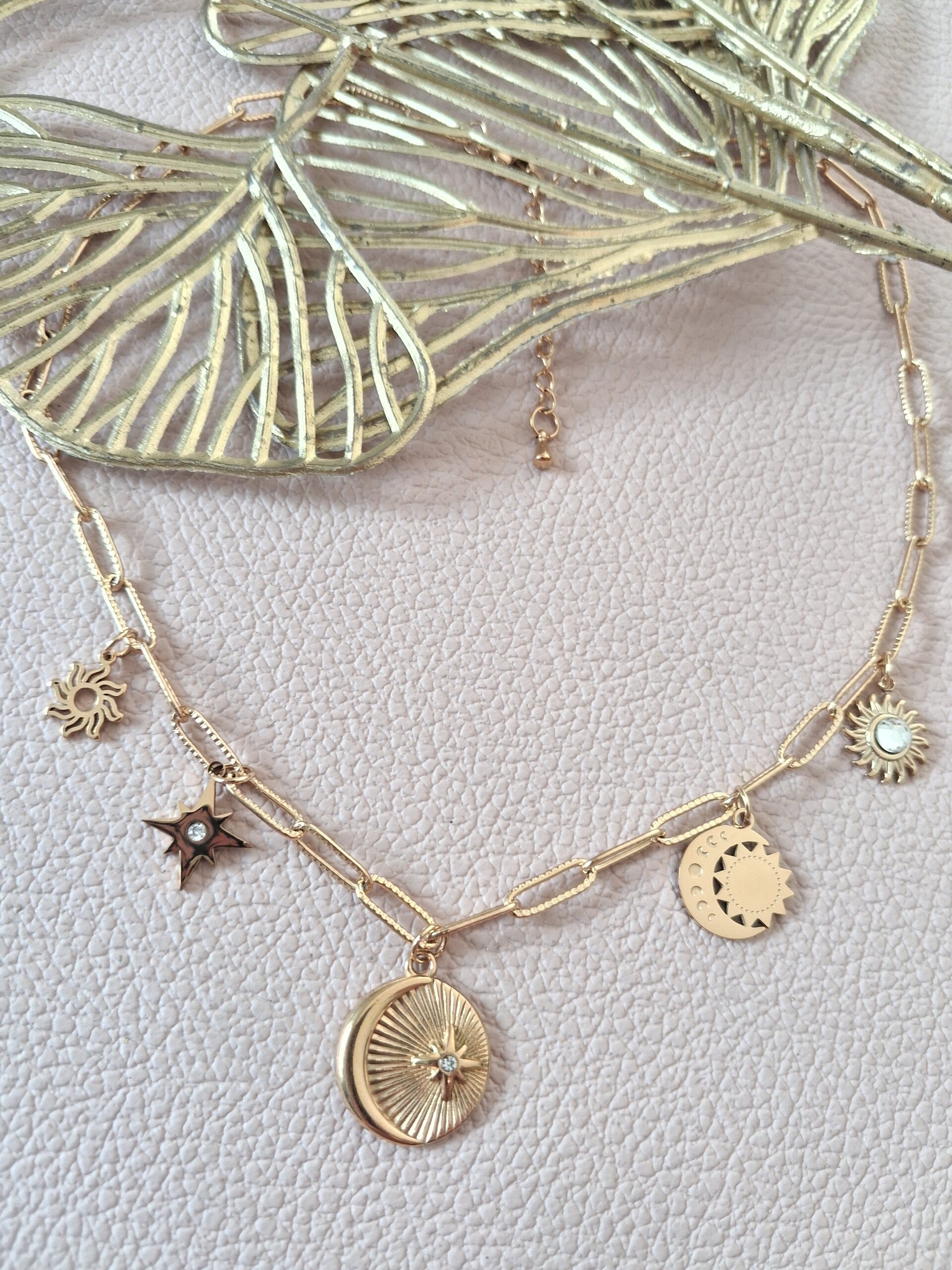 Collier Breloques ACIER