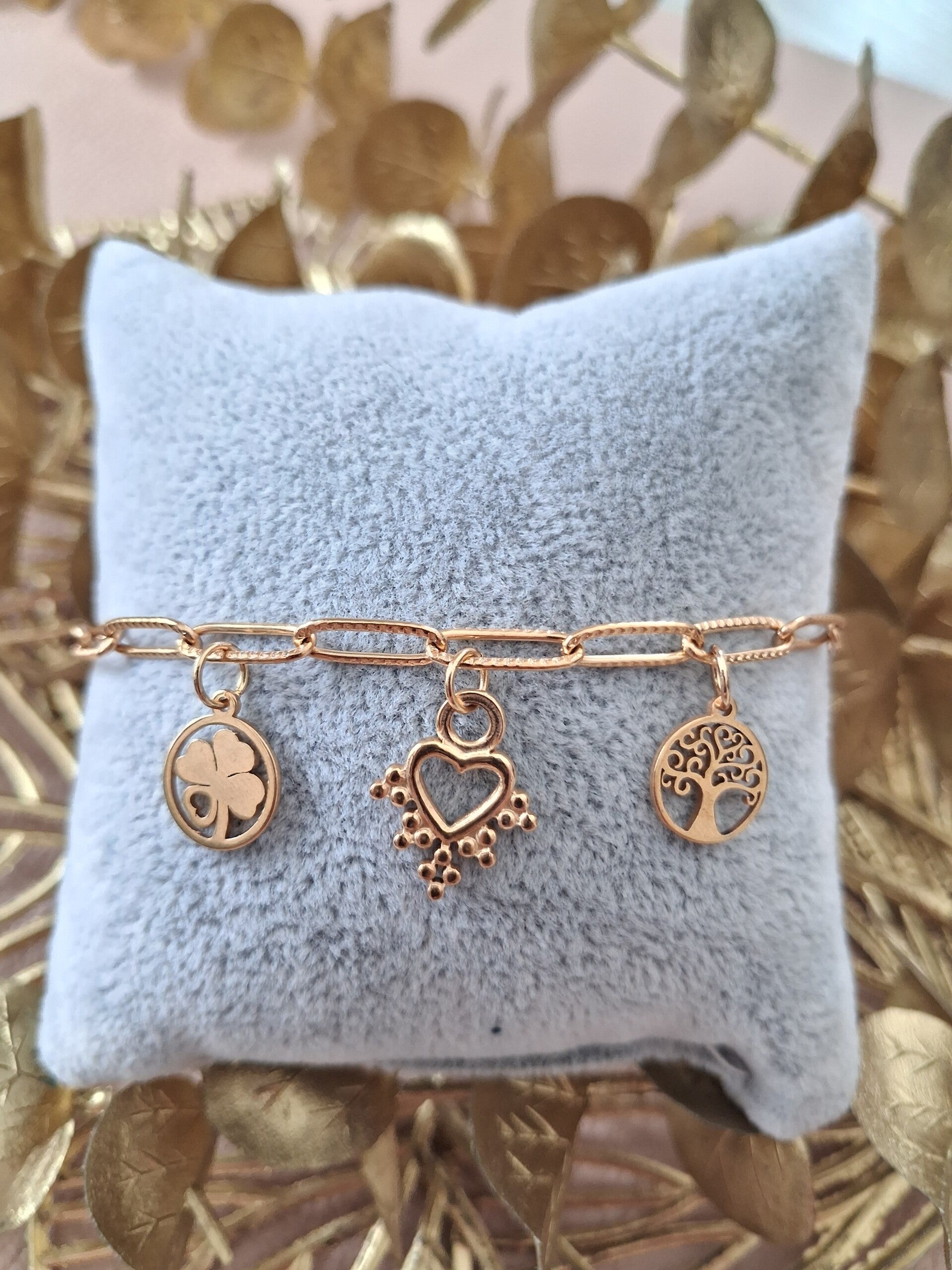 Bracelet Breloques ACIER